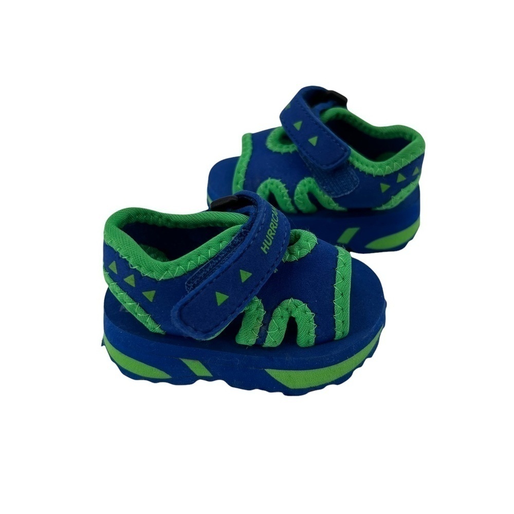 Hurricane Blue Green Water Shoe Sandals Size 1 Toddler